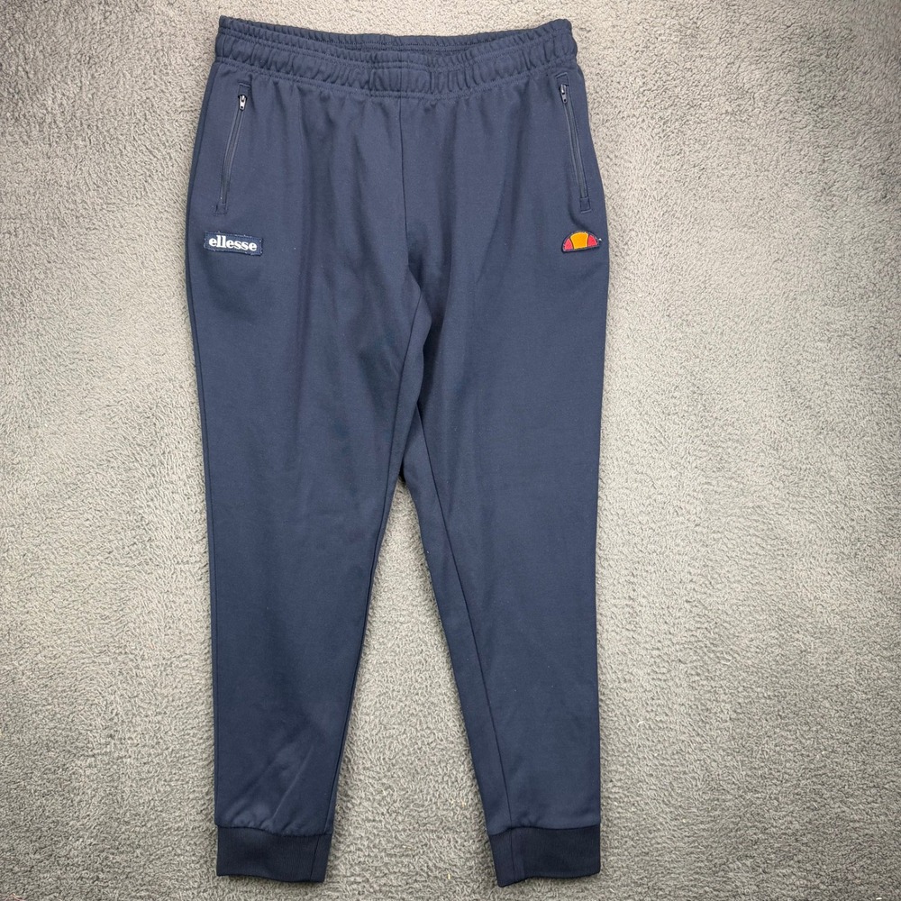 Ellesse Womens Navy Blue Embroidered Logo Jogger Track Pants Size XL
